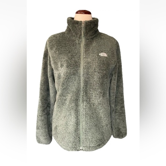 The North Face Jackets & Blazers - The North Face Women's Printed Osito Jacket Green Full Zip Fleece Size Large